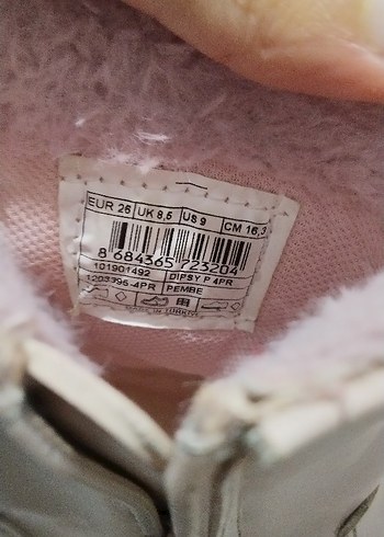 Pembe Nakışlı Kürklü Bot 2 ay kullanıldı yarı fiyatına veriyorum - Görsel 10