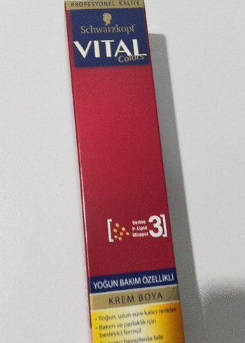 Vital Tüp Saç Boyası 6.3 Altın Kumral sıfır - Görsel 4