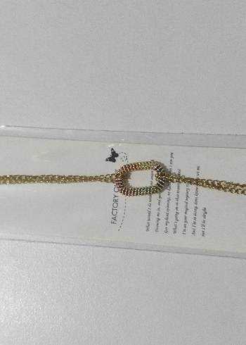 çelik Renkli Zincir Detaylı Kadın Bileklik - Görsel 4