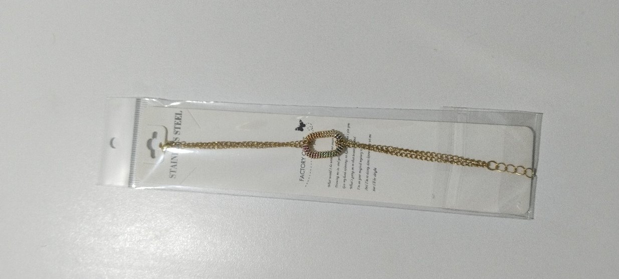 çelik Renkli Zincir Detaylı Kadın Bileklik - Görsel 4