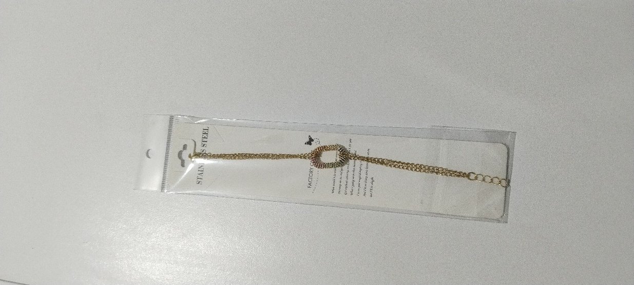 çelik Renkli Zincir Detaylı Kadın Bileklik - Görsel 3