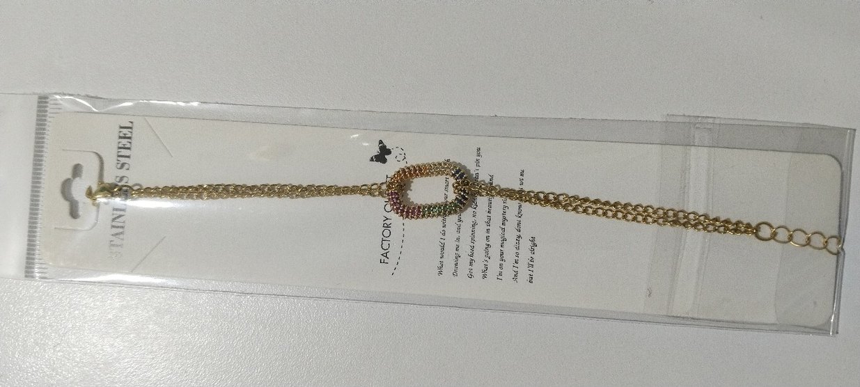 çelik Renkli Zincir Detaylı Kadın Bileklik - Görsel 2