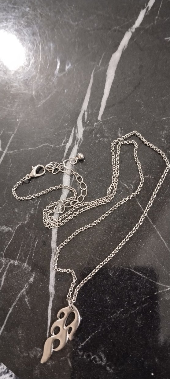 Yılan Desenli Zincir Detaylı Midi Kolye - Görsel 2