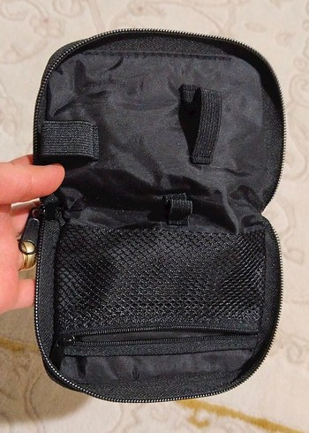 Siyah erkek kemere takmalı çanta - Görsel 4