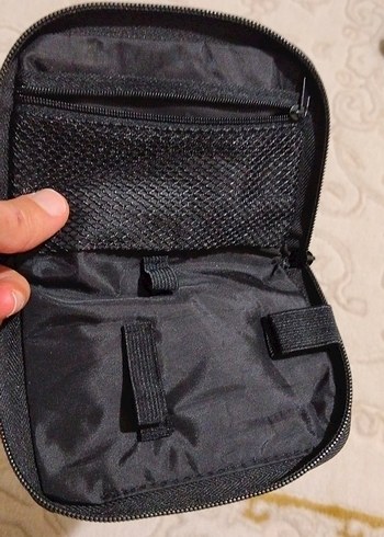 Siyah erkek kemere takmalı çanta - Görsel 3