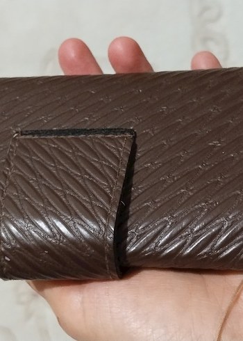 Kahverengi Deri Kadın Cüzdanı - Görsel 2