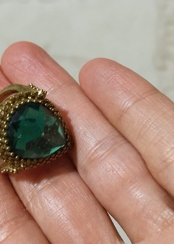 Boncuklu Turkuaz Bohem Kadın Yüzük - Görsel 3