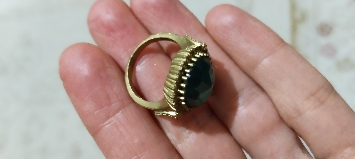 Boncuklu Turkuaz Bohem Kadın Yüzük - Görsel 4