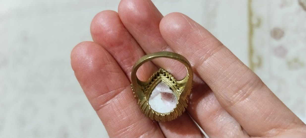 Boncuklu Turkuaz Bohem Kadın Yüzük - Görsel 5