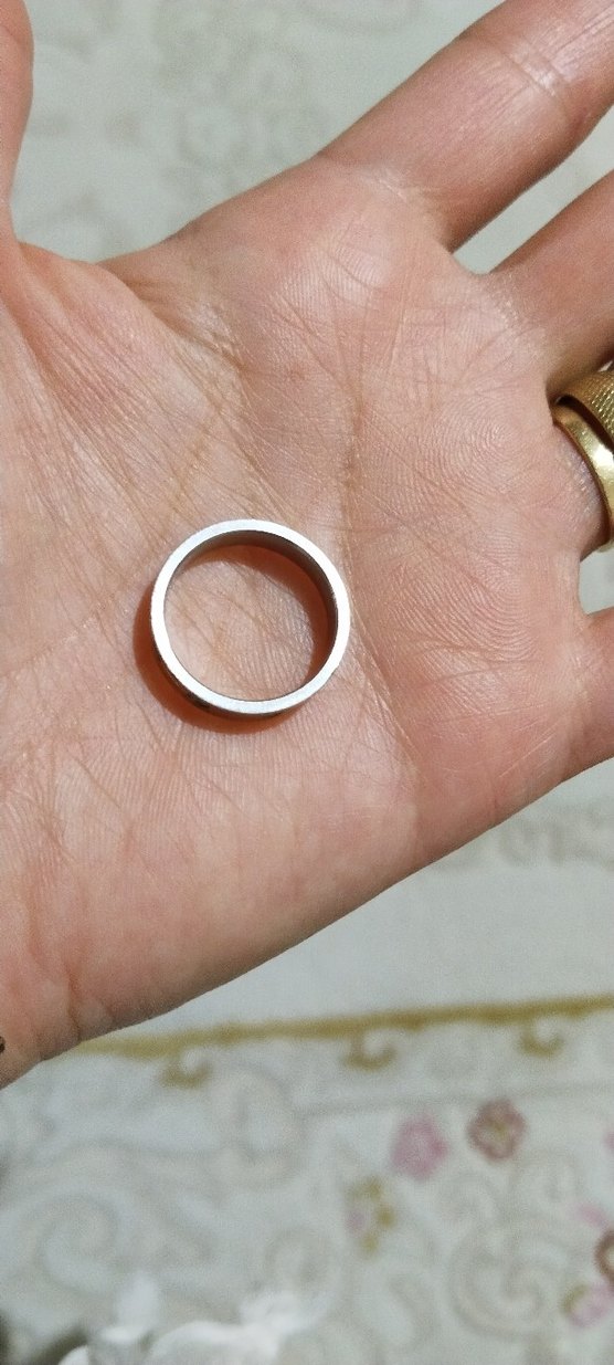 Minimalist Gri Kadın Yüzük - Görsel 3