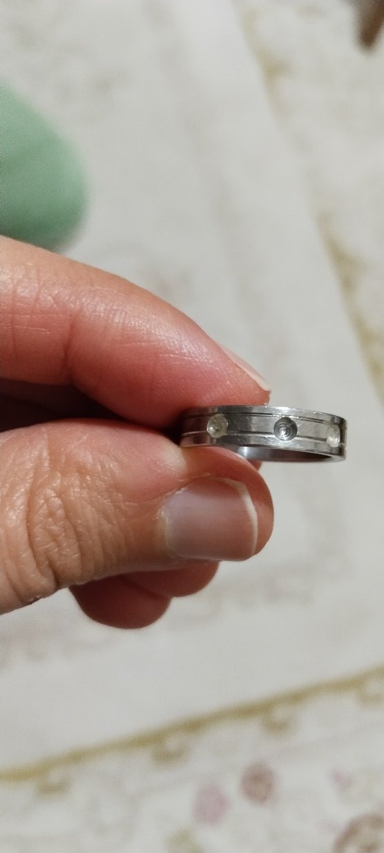 Minimalist Gri Kadın Yüzük - Görsel 4