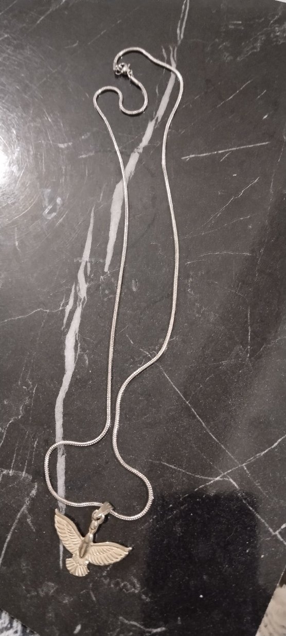 Altın Renk Zincir Detaylı Minimalist Kolye - Görsel 4