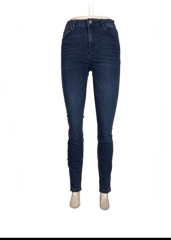 Lacivert Kadın Denim Jean Pantolon