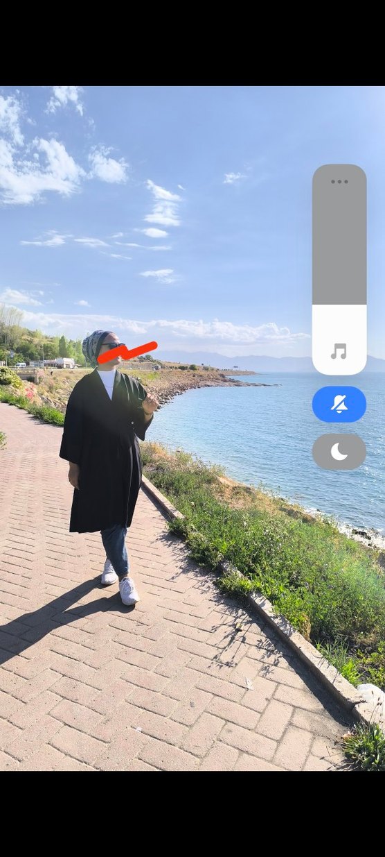 Siyah Midi Kadın Kimono, Yüksek Yakalı, Salaş - Görsel 2