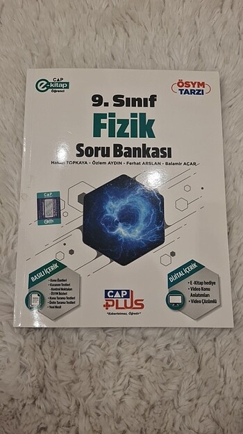 9.sınıf Fizik soru bankası çap yayınları 
