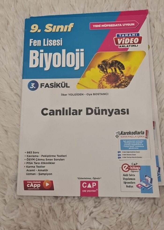 9.sınıf biyoloji fasikül fenlisesi - Görsel 3