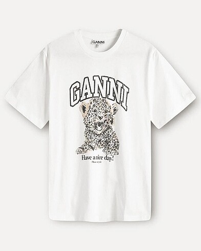 Ganni Marka Model Tişört.