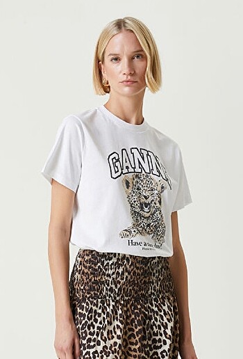 Beymen Ganni Marka Model Tişört.