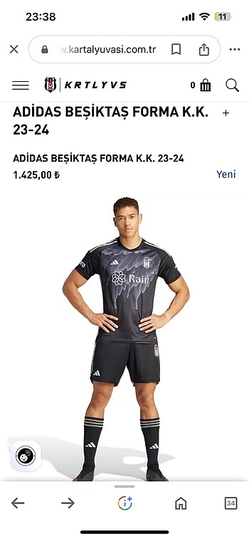 Beşiktaş forması 0 Kartal yuvası