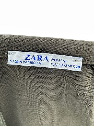 m Beden haki Renk Zara Kısa Elbise %70 İndirimli.