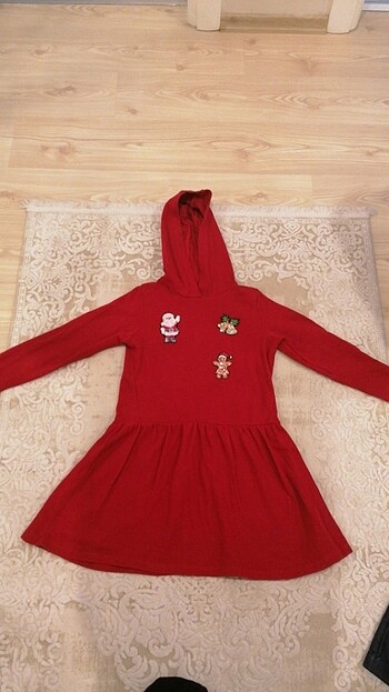 Kız çocuk kışlık yılbaşı elbisesi
