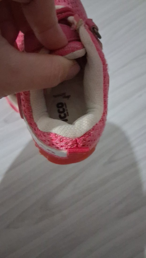 Kız Çocuk Pembe Cırt Cırtlı Spor Ayakkabı - Görsel 4