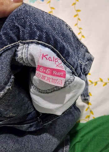 Gri Renkli Bol Kesim kız Kot Pantolon - Görsel 4