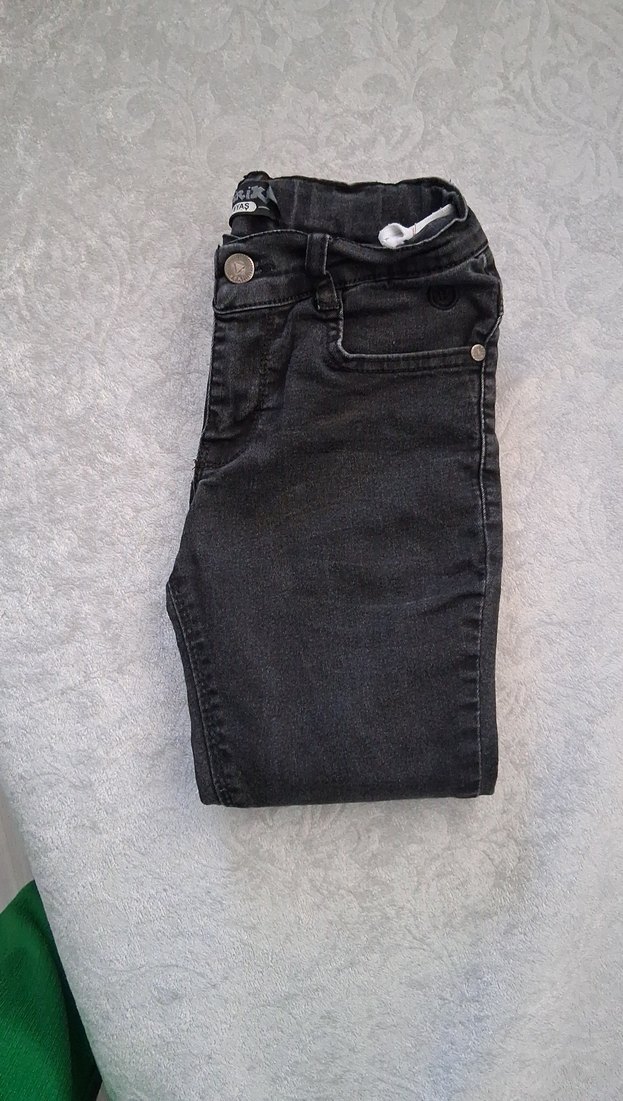 Gri Erkek Çocuk Denim Pantolon - Görsel 3