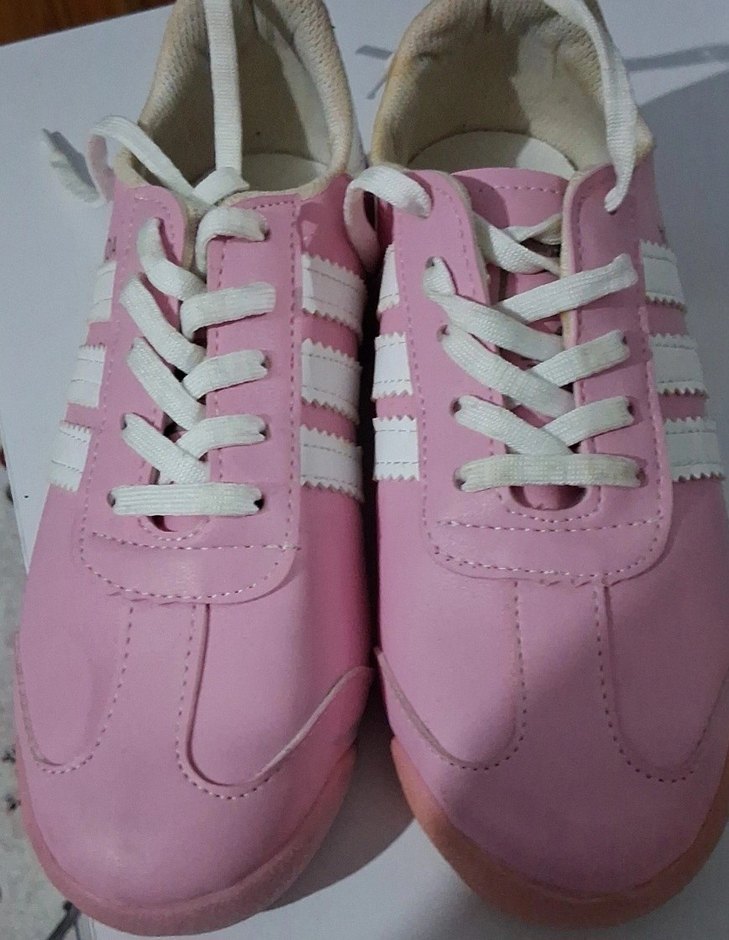 Kız Çocuk Pembe Yılan Desenli Sneaker - Görsel 4