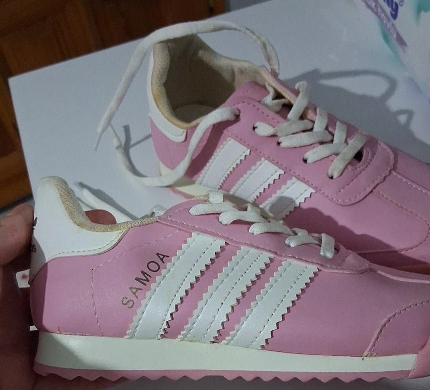 Kız Çocuk Pembe Yılan Desenli Sneaker - Görsel 3