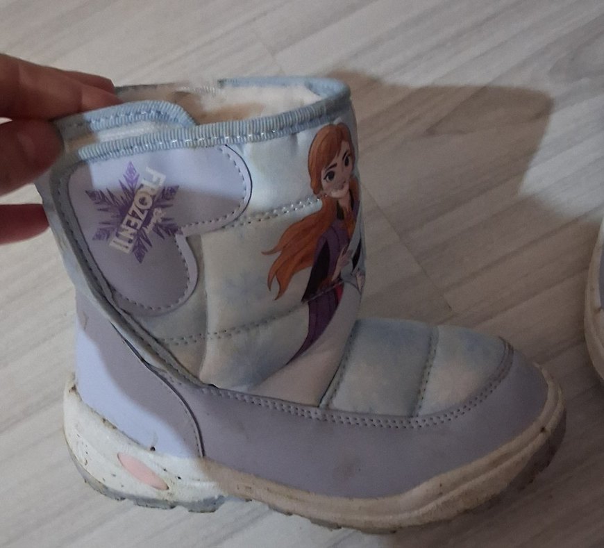 Kız Çocuk Mavi Baskılı Kauçuk Botlar - Görsel 3