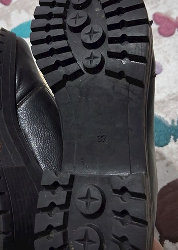 Siyah Kemerli Erkek kadın Loafer Ayakkabı - Görsel 2