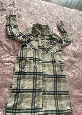 LC Waikiki Bej Ekose Pamuklu Uzun Kollu Kadın Gömlek