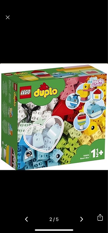 Lego dublo Classic kalp kutusu