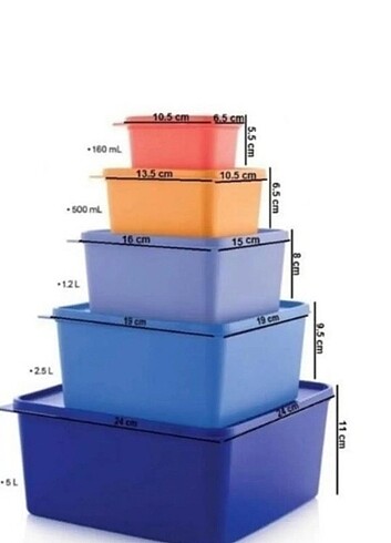 TUPPERWARE KARE SET