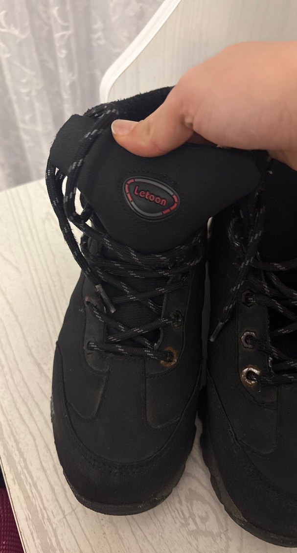 Siyah Bağcıklı Erkek Outdoor Bot - Görsel 3