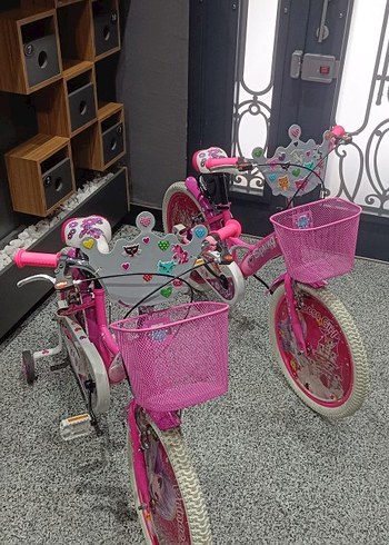 Beden pembe Renk Pembe Renkli Çocuk 4Tekerlekli Bisiklet