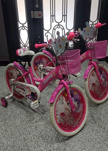 Pembe Renkli Çocuk 4Tekerlekli Bisiklet