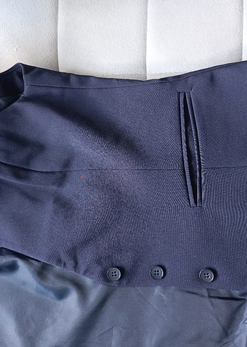 NetWork lacivert Düğmeli Kadın Yelek - Görsel 3