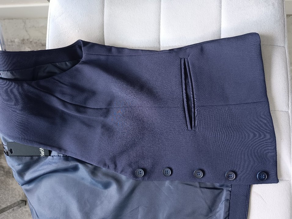 NetWork lacivert Düğmeli Kadın Yelek - Görsel 3