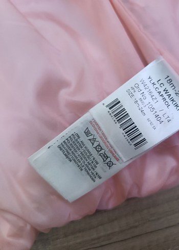 Kız Çocuk Kapüşonlu Fermuarlı Yelek - Görsel 3