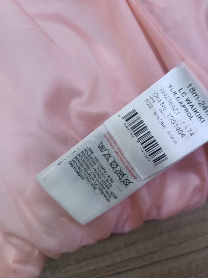 Kız Çocuk Kapüşonlu Fermuarlı Yelek - Görsel 3