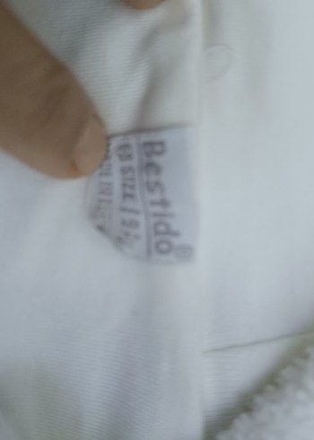 Kapüşonlu Beyaz Bebek Tulumu Nakışlı - Görsel 2