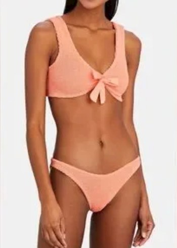 Turuncu Bohem Tarzı Bikini Takımı