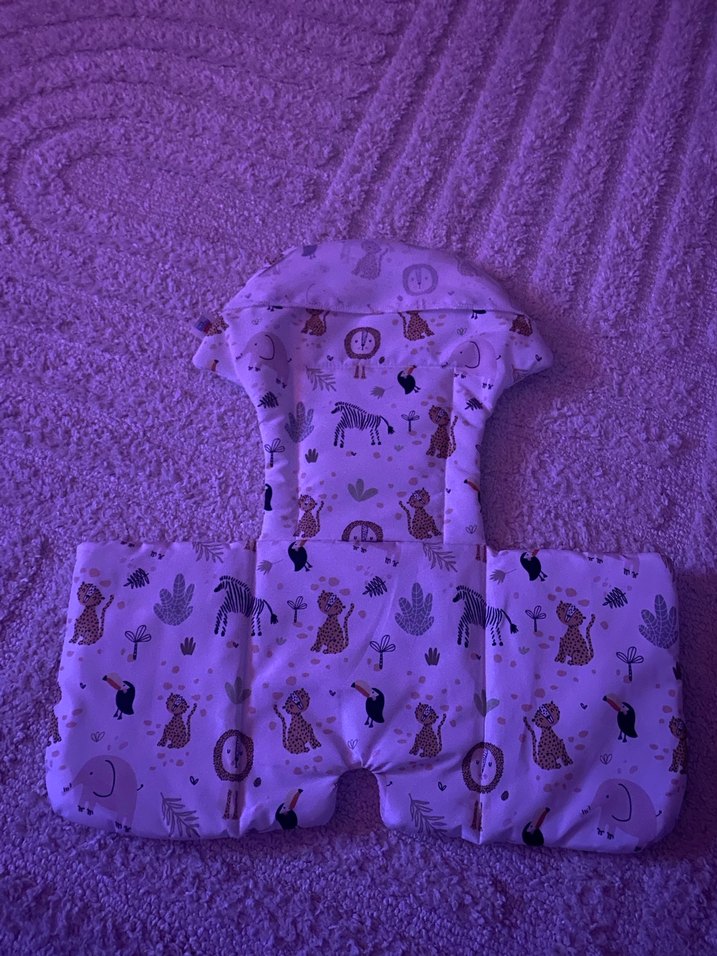 Çocuk mama sandalyesi Minderi beyaz - Görsel 2