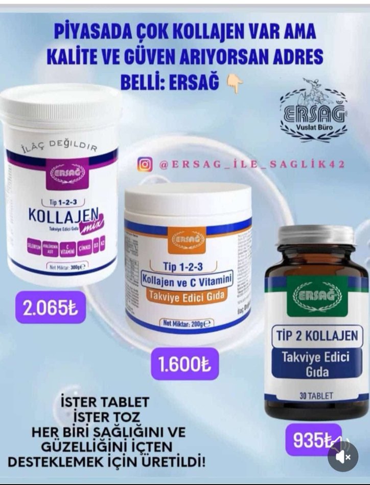 Bitkisel içeriğe sahip Beyaz Toz Kollajen Mix 300g - Görsel 3