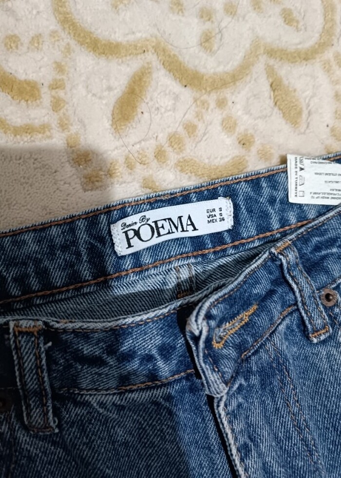 Yırtık model kot pantolon - Görsel 3