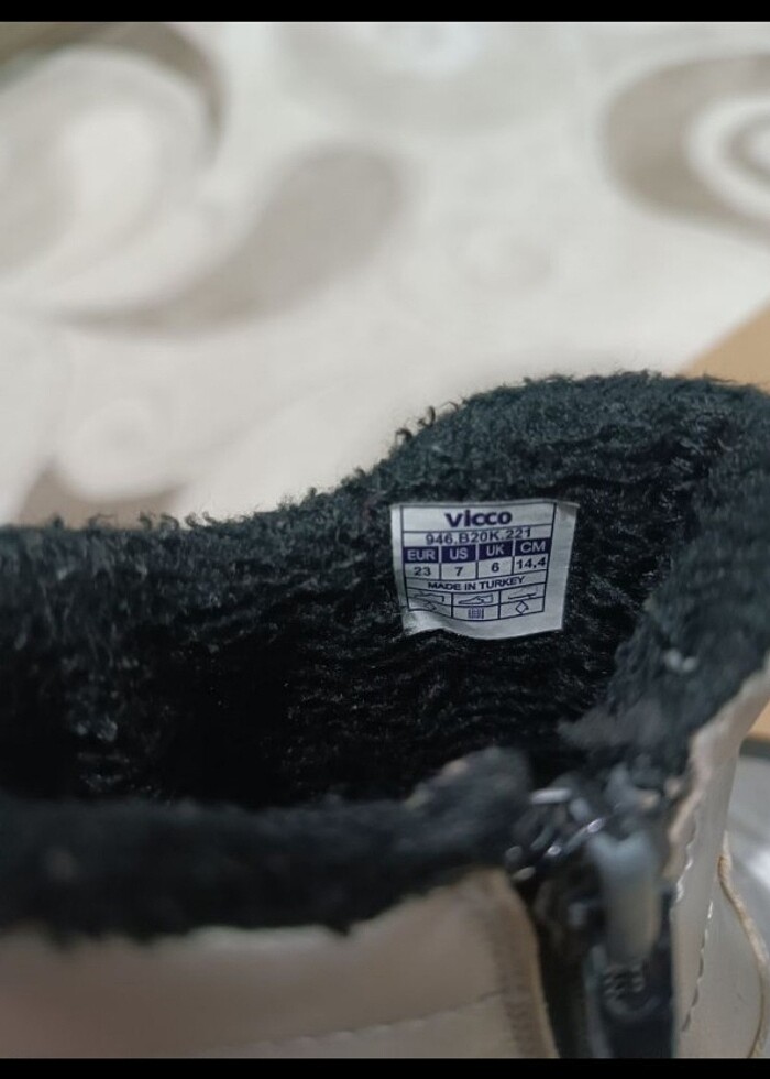 Yandan fermuarlı vicco marka kız çocuk bot - Görsel 2