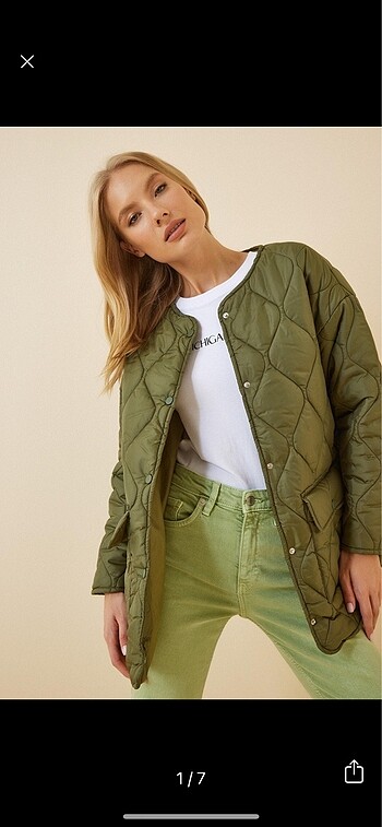 Diğer Kapitone mont oversize