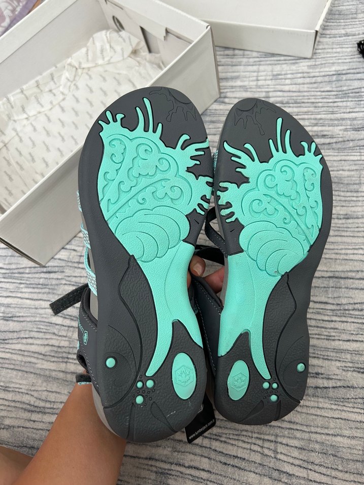 Turkuaz Gri Kadın Sandalet - Görsel 3